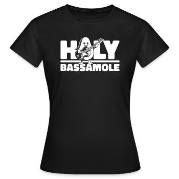 Bassist Bass Gitarre Basser - Frauen T-Shirt - Schwarz - Vorne - AI Model Female 172 dark (172cm)