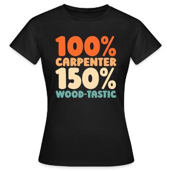 Charpentier Charpentier Charpentier Charpentier - T-shirt Femme - noir - Devant - AI Model Female 172 dark (172cm)