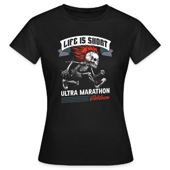 Ultramarathon - T-shirt Femme - noir - Devant - AI Model Female 172 dark (172cm)