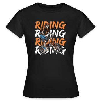Bmx Bmx Motard - T-shirt Femme - noir - Devant - AI Model Female 172 dark (172cm)
