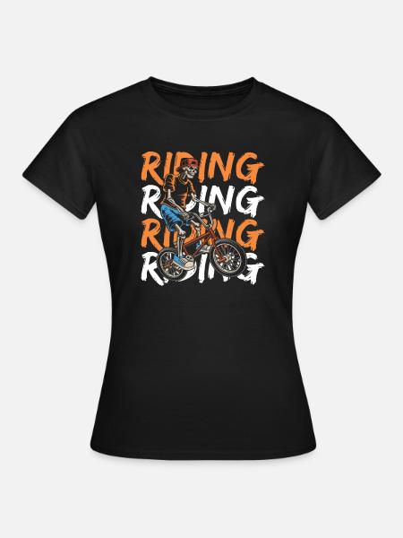 Bmx Bmx Biker - Frauen T-Shirt - Schwarz