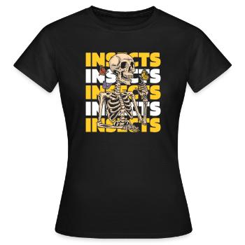 Entomology Entomologist Insect - Women's T-Shirt - black - Front - AI Model Female 172 dark (172cm)