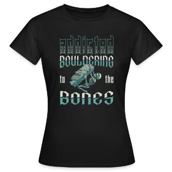 Bloc de bloc - T-shirt Femme - noir - Devant - AI Model Female 172 dark (172cm)