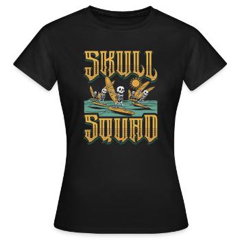 Windsurfing Windsurfers - Women's T-Shirt - black - Front - AI Model Female 172 dark (172cm)