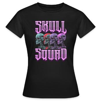Techno Raver - T-shirt Femme - noir - Devant - AI Model Female 172 dark (172cm)