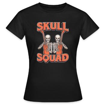 Bassiste, Guitare basse, Basser - T-shirt Femme - noir - Devant - AI Model Female 172 dark (172cm)