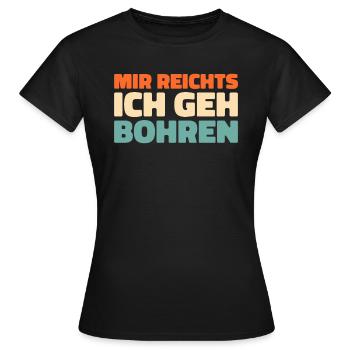 Dentiste dentiste J’en ai assez, je vais percer - T-shirt Femme - noir - Devant - AI Model Female 172 dark (172cm)