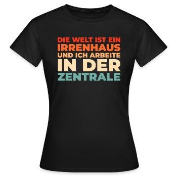 Humour noir - T-shirt Femme - noir - Devant - AI Model Female 172 dark (172cm)