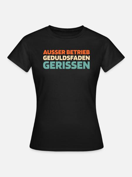 Schwarzer Humor - Frauen T-Shirt - Schwarz