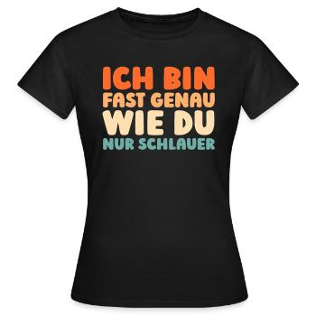 Humour noir - T-shirt Femme - noir - Devant - AI Model Female 172 dark (172cm)