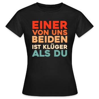 Humour noir - T-shirt Femme - noir - Devant - AI Model Female 172 dark (172cm)