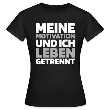 Humour noir - T-shirt Femme - noir - Devant - AI Model Female 172 dark (172cm)
