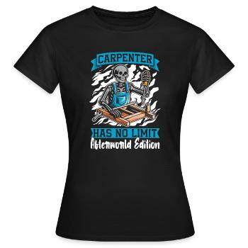Charpentier Charpentier Charpentier Squelette de charpentier - T-shirt Femme - noir - Devant - AI Model Female 172 dark (172cm)