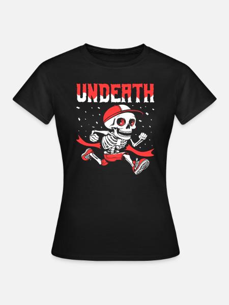 Ultramarathon Skelett Undeath - Frauen T-Shirt - Schwarz