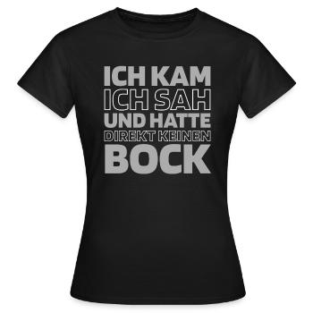 Humour noir - T-shirt Femme - noir - Devant - AI Model Female 172 dark (172cm)