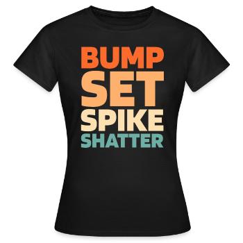 Volleyball Volleyball Players - Women's T-Shirt - black - Front - AI Model Female 172 dark (172cm)