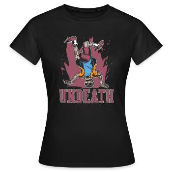 Breakdance Breakdancer Breakdancing Undeath - T-shirt Femme - noir - Devant - AI Model Female 172 dark (172cm)