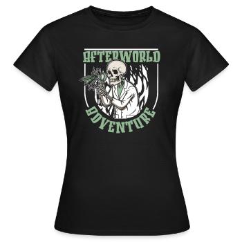 Entomology Entomologist Insect Skeleton - Women's T-Shirt - black - Front - AI Model Female 172 dark (172cm)