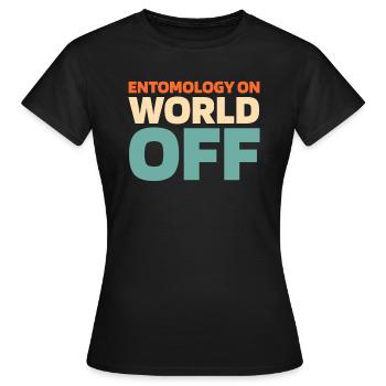 Entomology Entomologist Insect - Women's T-Shirt - black - Front - AI Model Female 172 dark (172cm)