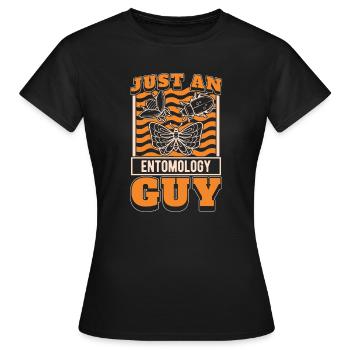 Entomology Entomologist Insect - Women's T-Shirt - black - Front - AI Model Female 172 dark (172cm)