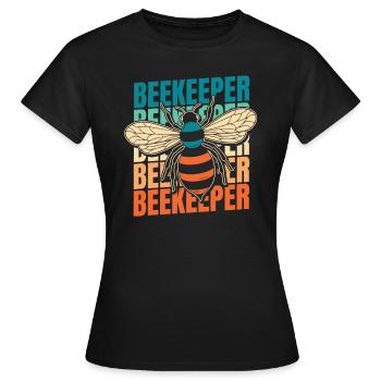 Apiculteurs Apiculteurs - T-shirt Femme - noir - Devant - AI Model Female 172 dark (172cm)