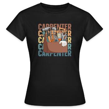 Charpentier, Charpentier, Charpentier - T-shirt Femme - noir - Devant - AI Model Female 172 dark (172cm)