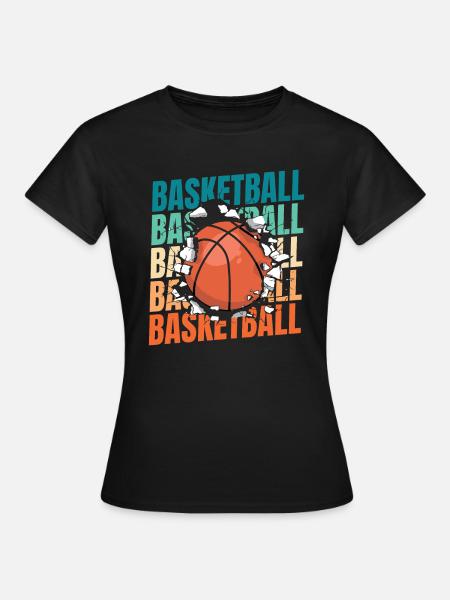 Basketball Basketballer - Frauen T-Shirt - Schwarz
