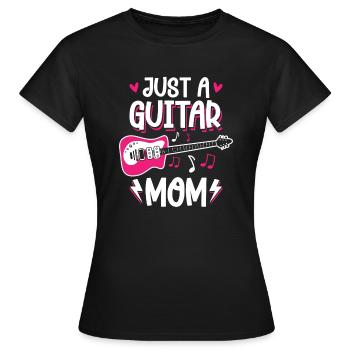 Guitare électrique Sillet de guitare électrique - T-shirt Femme - noir - Devant - AI Model Female 172 dark (172cm)