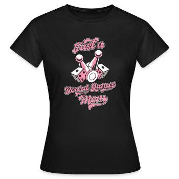 Board Game Board Game - Women's T-Shirt - black - Front - AI Model Female 172 dark (172cm)