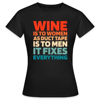 Schwarzer Humor Funny Quote Saying - Frauen T-Shirt - Schwarz - Vorne - AI Model Female 172 dark (172cm)