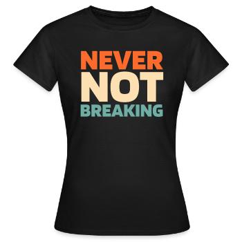 Breakdance Breakdancer Breakdancing - Women's T-Shirt - black - Front - AI Model Female 172 dark (172cm)