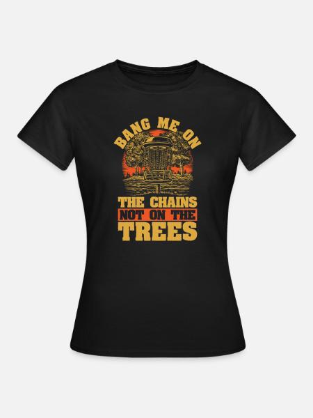 Frisbee Golf Disc Golf - Frauen T-Shirt - Schwarz