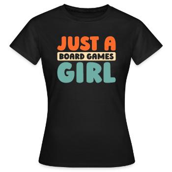 Board Game Board Game - Women's T-Shirt - black - Front - AI Model Female 172 dark (172cm)