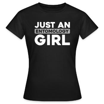 Entomology Entomologist Insect - Women's T-Shirt - black - Front - AI Model Female 172 dark (172cm)