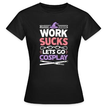 Cosplay Cosplayer - T-shirt Femme - noir - Devant - AI Model Female 172 dark (172cm)