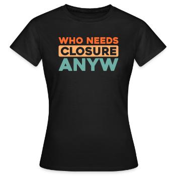 Humour noir - T-shirt Femme - noir - Devant - AI Model Female 172 dark (172cm)