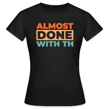 Humour noir - T-shirt Femme - noir - Devant - AI Model Female 172 dark (172cm)