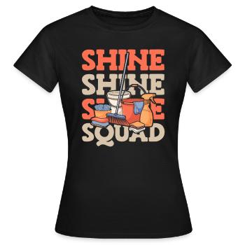Équipe de nettoyage - T-shirt Femme - noir - Devant - AI Model Female 172 dark (172cm)