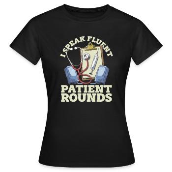 Hospital doctor - Women's T-Shirt - black - Front - AI Model Female 172 dark (172cm)