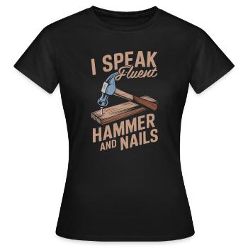 Charpentier, Charpentier, Charpentier - T-shirt Femme - noir - Devant - AI Model Female 172 dark (172cm)