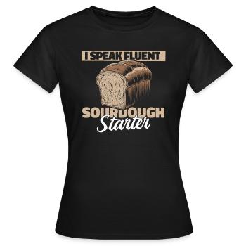 Baker - Women's T-Shirt - black - Front - AI Model Female 172 dark (172cm)