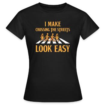 Gardes-frontières - T-shirt Femme - noir - Devant - AI Model Female 172 dark (172cm)
