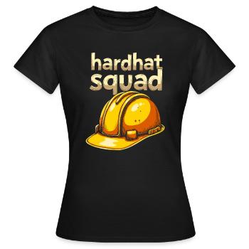 Cadre des travailleurs de la construction - T-shirt Femme - noir - Devant - AI Model Female 172 dark (172cm)