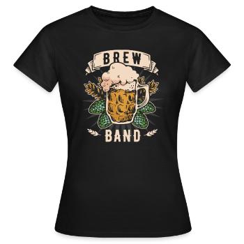 Brauer Team - Frauen T-Shirt - Schwarz - Vorne - AI Model Female 172 dark (172cm)
