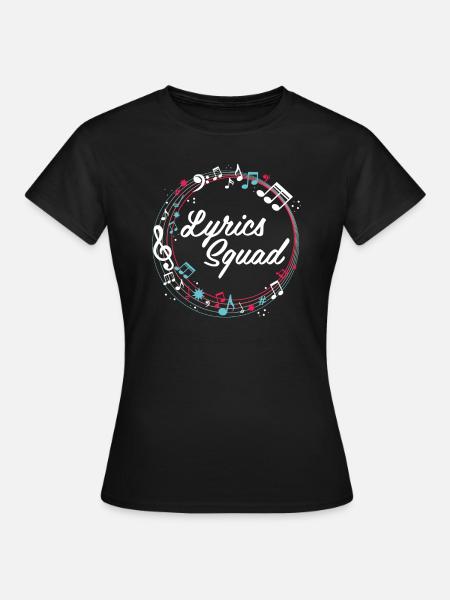 Texter Kader - Frauen T-Shirt - Schwarz