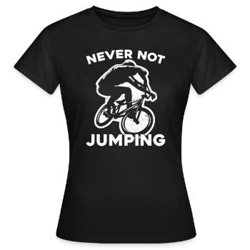 Bmx Bmx Motard - T-shirt Femme - noir - Devant - AI Model Female 172 dark (172cm)