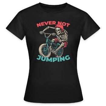 Bmx Bmx Motard - T-shirt Femme - noir - Devant - AI Model Female 172 dark (172cm)