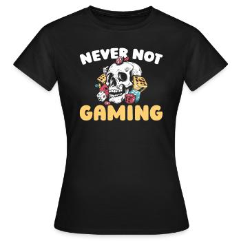 Board Game Board Game - Women's T-Shirt - black - Front - AI Model Female 172 dark (172cm)