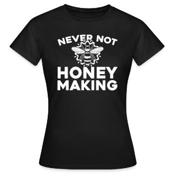 Apiculteurs Apiculteurs - T-shirt Femme - noir - Devant - AI Model Female 172 dark (172cm)