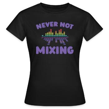 Sound Engineer Sound Engineer - Women's T-Shirt - black - Front - AI Model Female 172 dark (172cm)